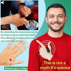 Sugar Control LI4 Acupressure Point Clip ⭐️⭐️⭐️⭐️⭐️4.8/5 (12,600+ REVIEWS)