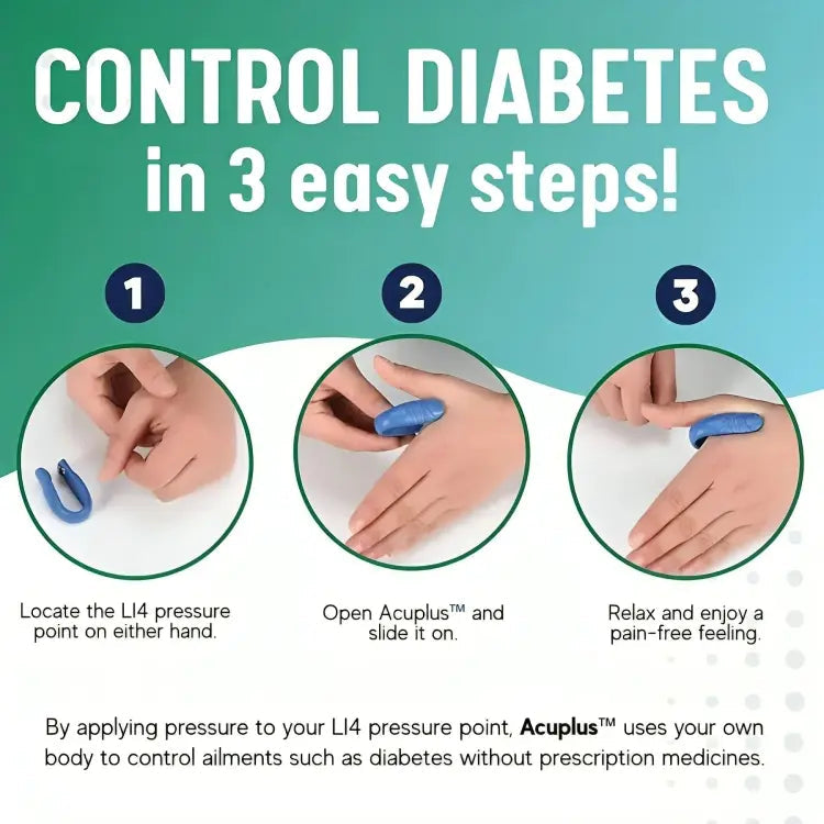 Sugar Control LI4 Acupressure Point Clip ⭐️⭐️⭐️⭐️⭐️4.8/5 (12,600+ REVIEWS)