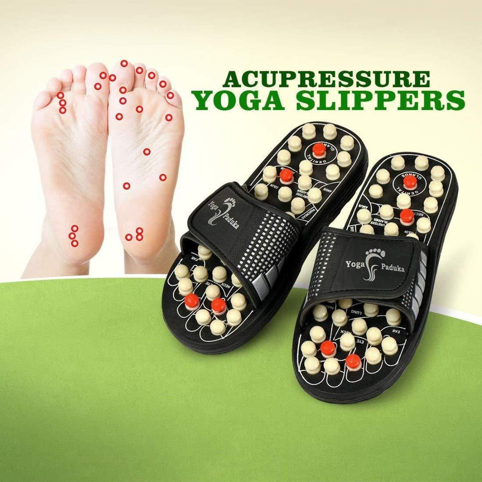 Magnetic Acupressure Yoga Therapy Paduka (Slippers)⭐⭐⭐⭐⭐4.8/5 Customer Rating.