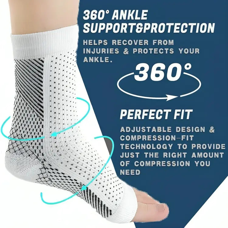 Neuropathy Compression Socks for Foot Pain,Swelling Relief.⭐️⭐️⭐️⭐️⭐️4.8/5 (7,600+ REVIEWS)
