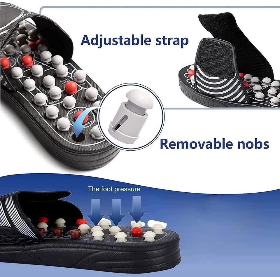 Magnetic Acupressure Yoga Therapy Paduka (Slippers)⭐⭐⭐⭐⭐4.8/5 Customer Rating