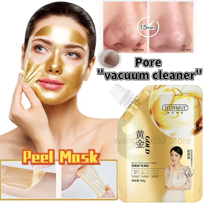 <p>Korean Retinol Snake Venom Gold Mask</p> <p style=